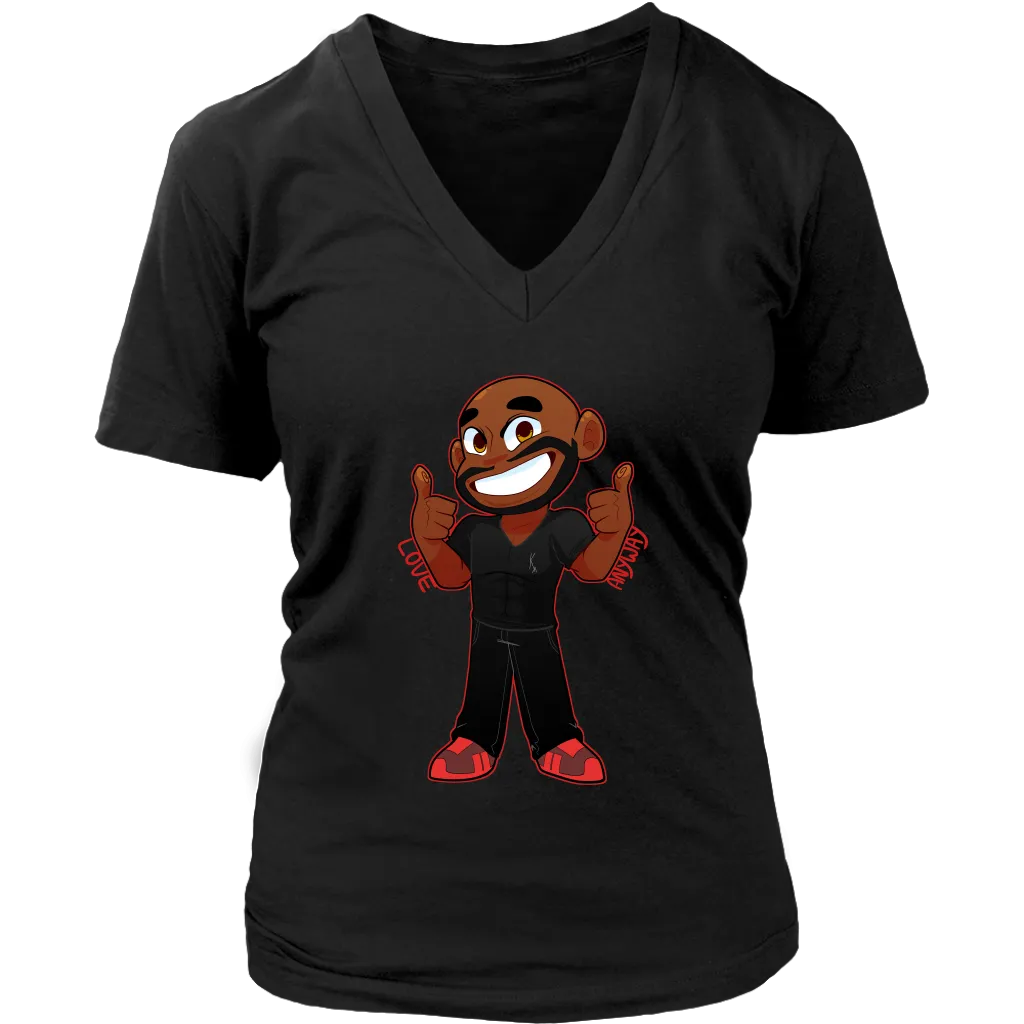 KA Love Anyway Womens Sliming V-Neck