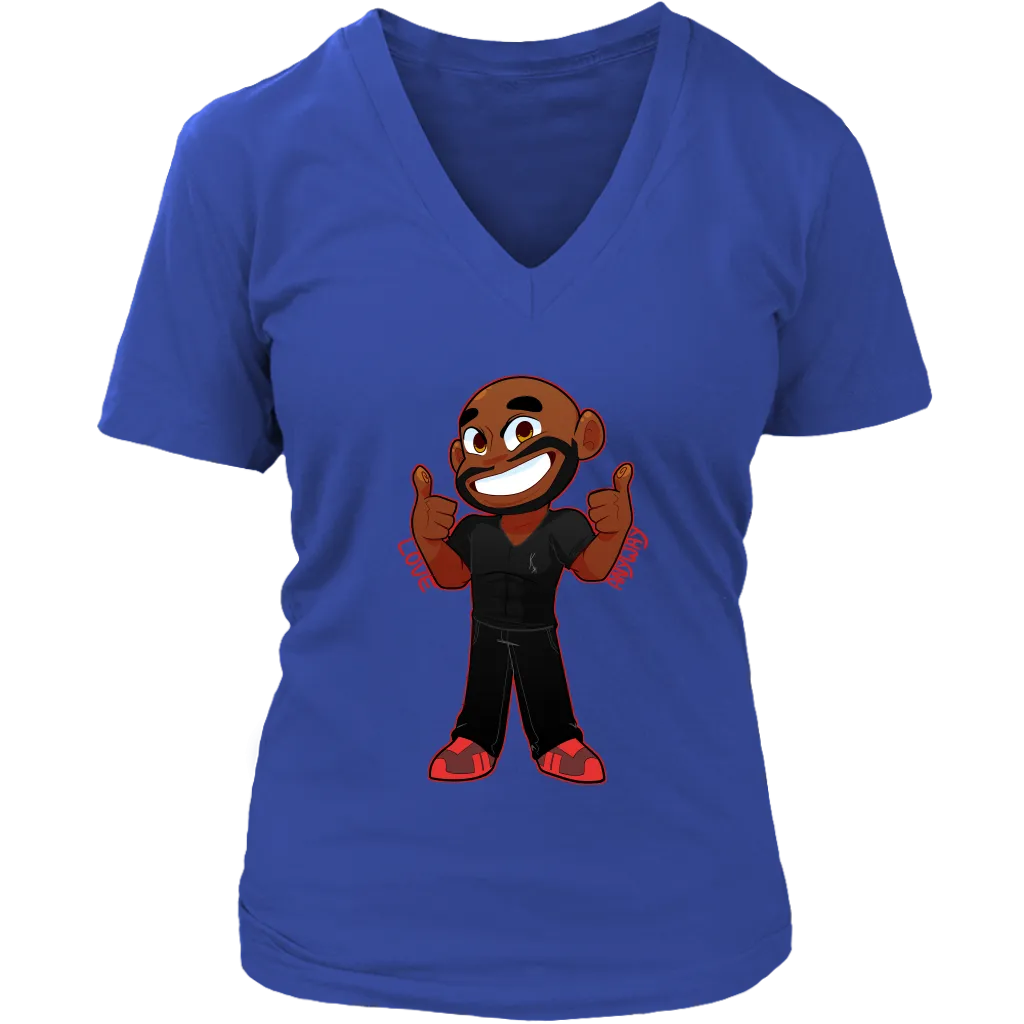 KA Love Anyway Womens Sliming V-Neck