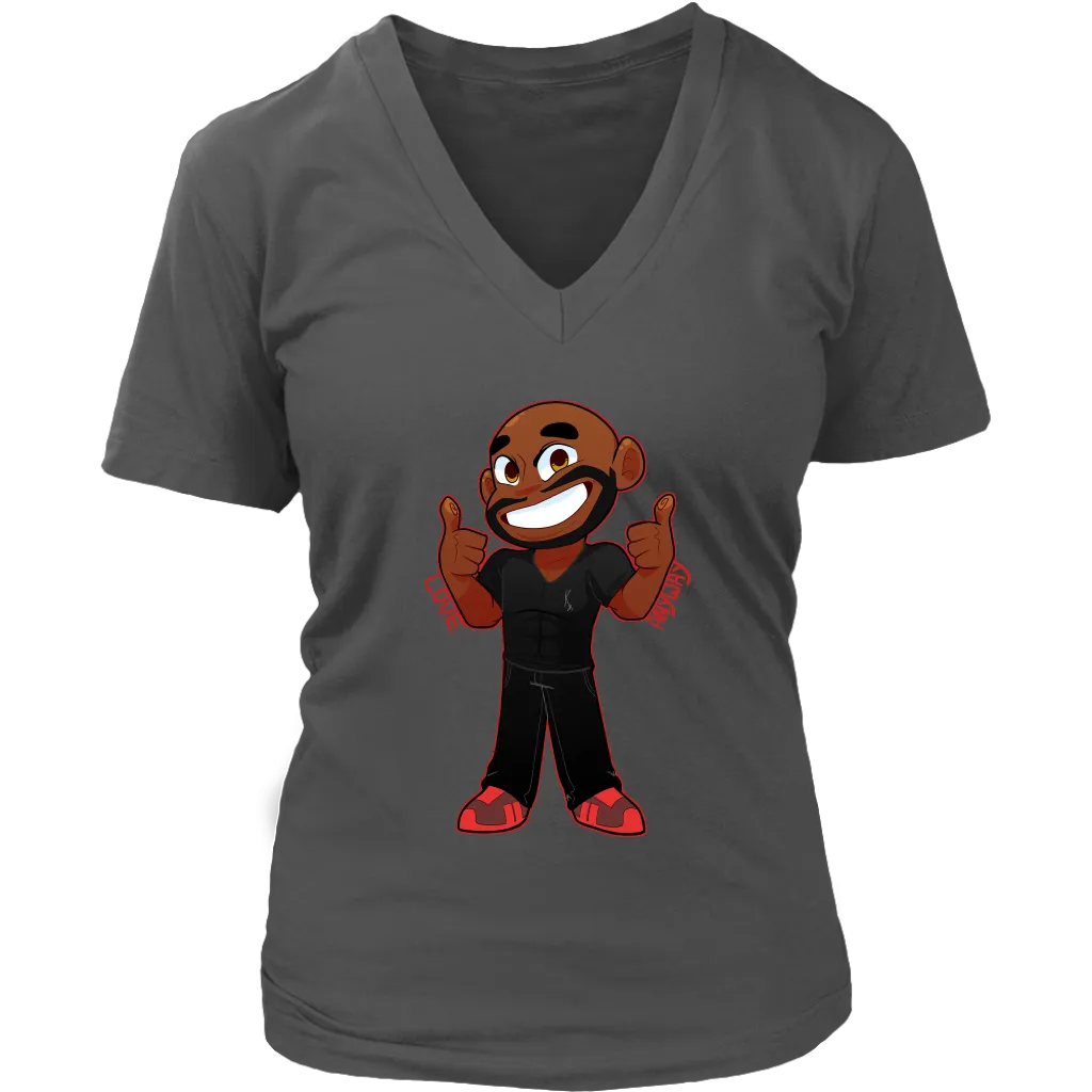 KA Love Anyway Womens Sliming V-Neck