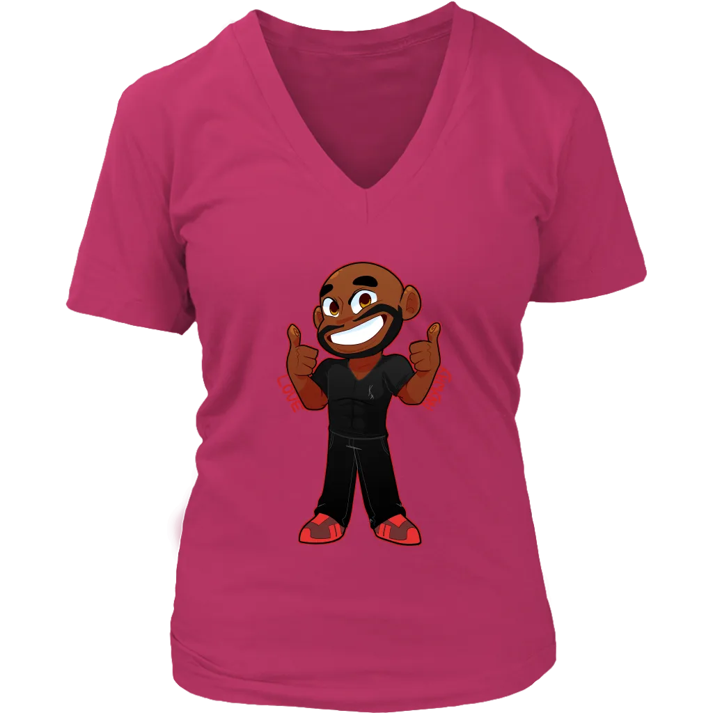 KA Love Anyway Womens Sliming V-Neck