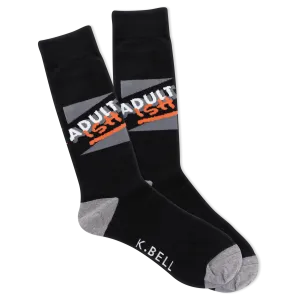 K.Bell Men's Adultish Crew Sock