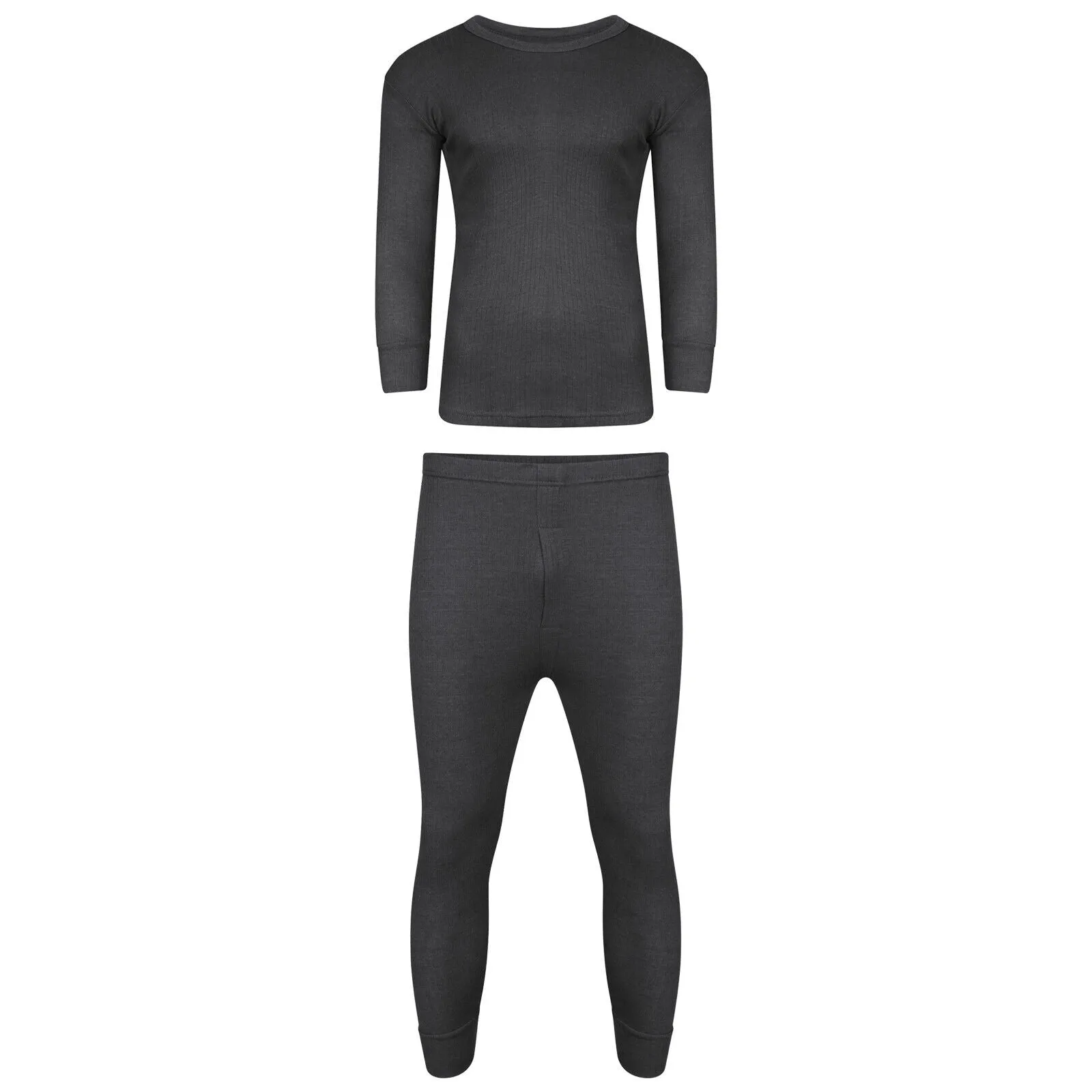 KIDS THERMAL UNDERWEAR HEAT PRESERVE LONG JOHNS LONG SLEEVE TOP SET WARM WINTER