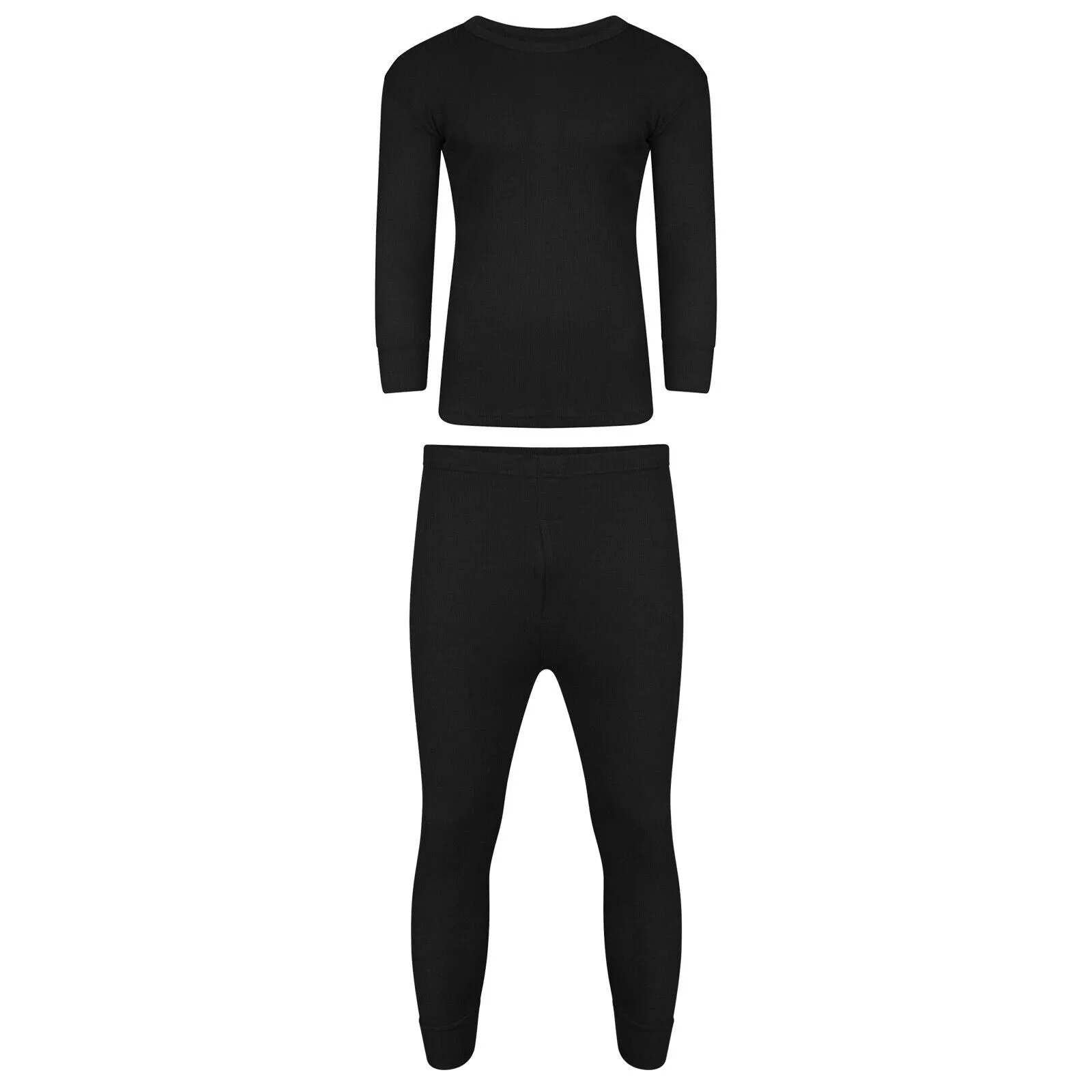 KIDS THERMAL UNDERWEAR HEAT PRESERVE LONG JOHNS LONG SLEEVE TOP SET WARM WINTER