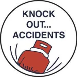 Knock Out Accidents Hard Hat Labels