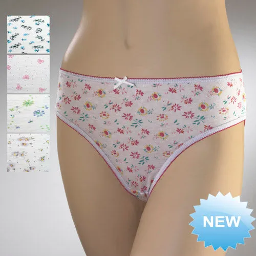 Ladies Bikini Briefs Floral (Pack of 3 Pairs)