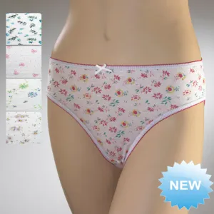 Ladies Bikini Briefs Floral (Pack of 3 Pairs)