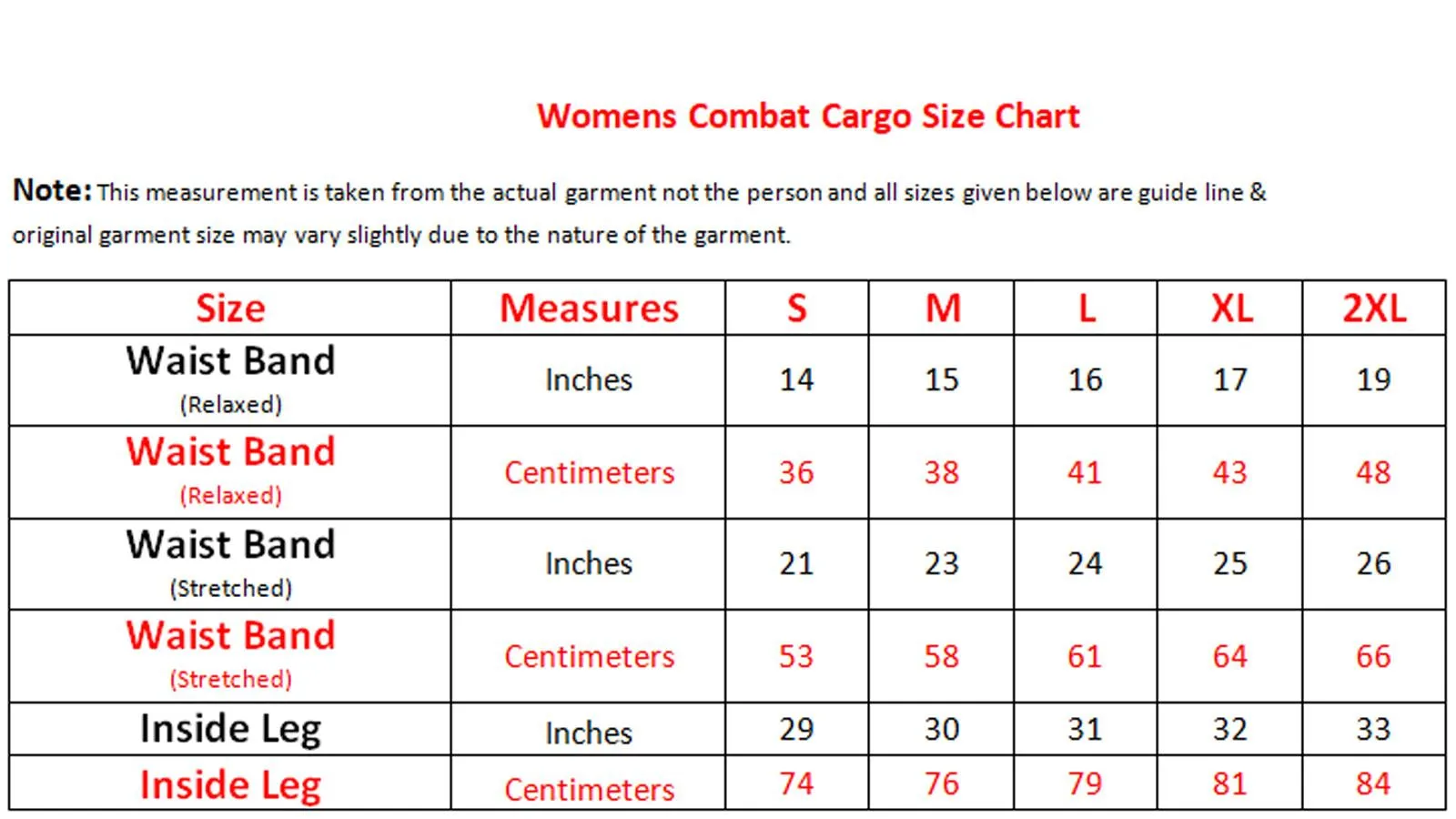 Ladies Fleece Cargo Trousers