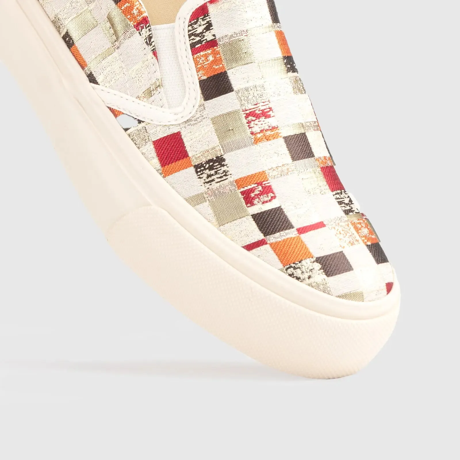 Ladies Slip On Sneaker Red Multi 10528