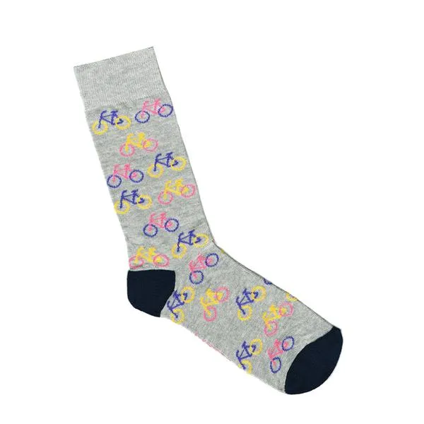 Lafitte Bicycles Sock - Black & Grey