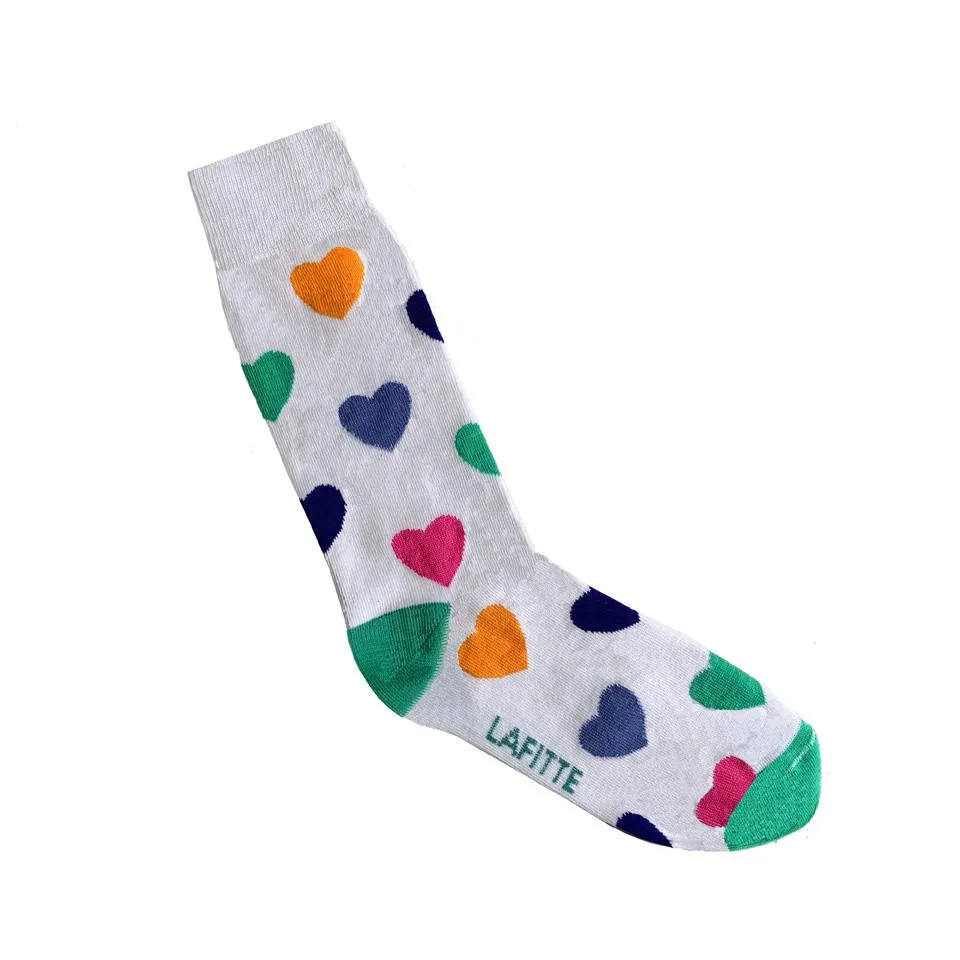Lafitte Heart Socks - 2 Colours