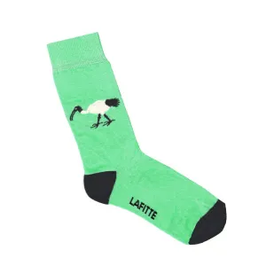 Lafitte Ibis Socks - Mint & Purple