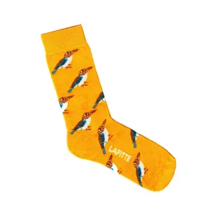 Lafitte Kookaburra Socks - Gold & Emerald