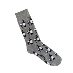 Lafitte Wine Socks - Marle Grey