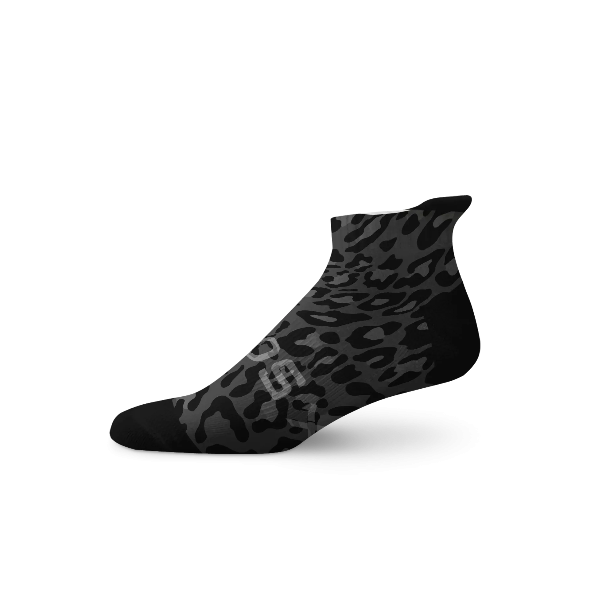 Leopard Black Tab Socks