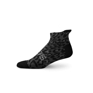 Leopard Black Tab Socks