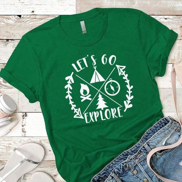 Let's Go Explore 1 Premium Tees