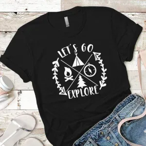Let's Go Explore 1 Premium Tees