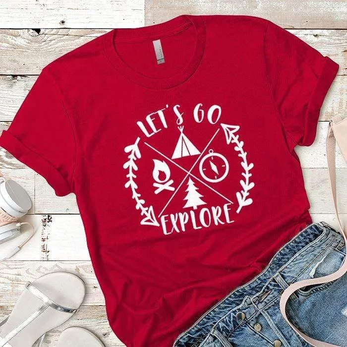 Let's Go Explore 1 Premium Tees