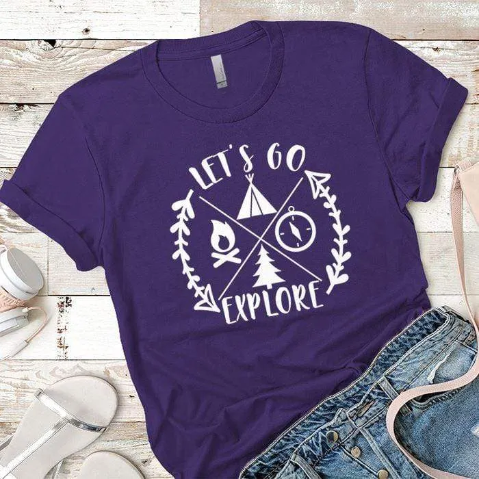 Let's Go Explore 1 Premium Tees