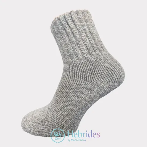 Light grey wool blend socks size 7-11