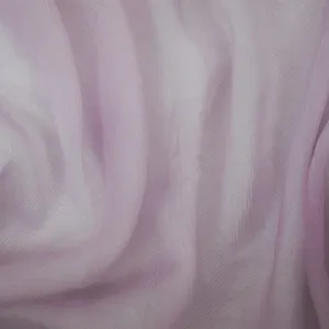 Lilac Purple Silk Crinkled Yoryu Chiffon Woven Fabric
