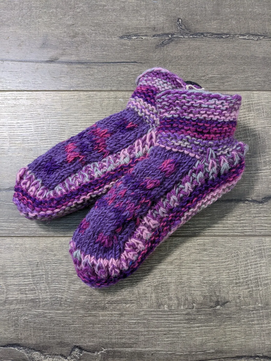 Lined Short Wool Socks