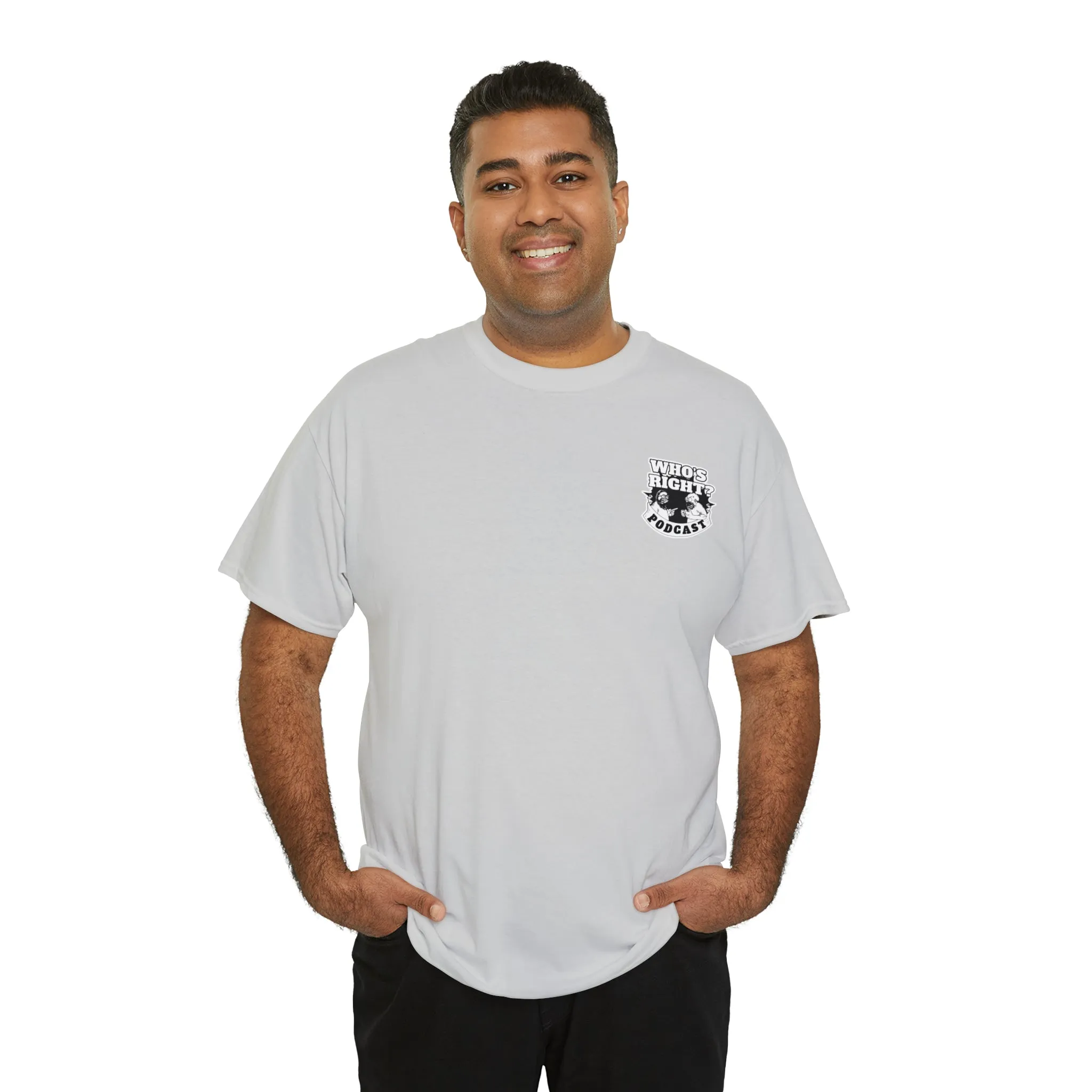 Logo Front/If Food Will Eat on Back (Unisex Heavy Cotton Tee)