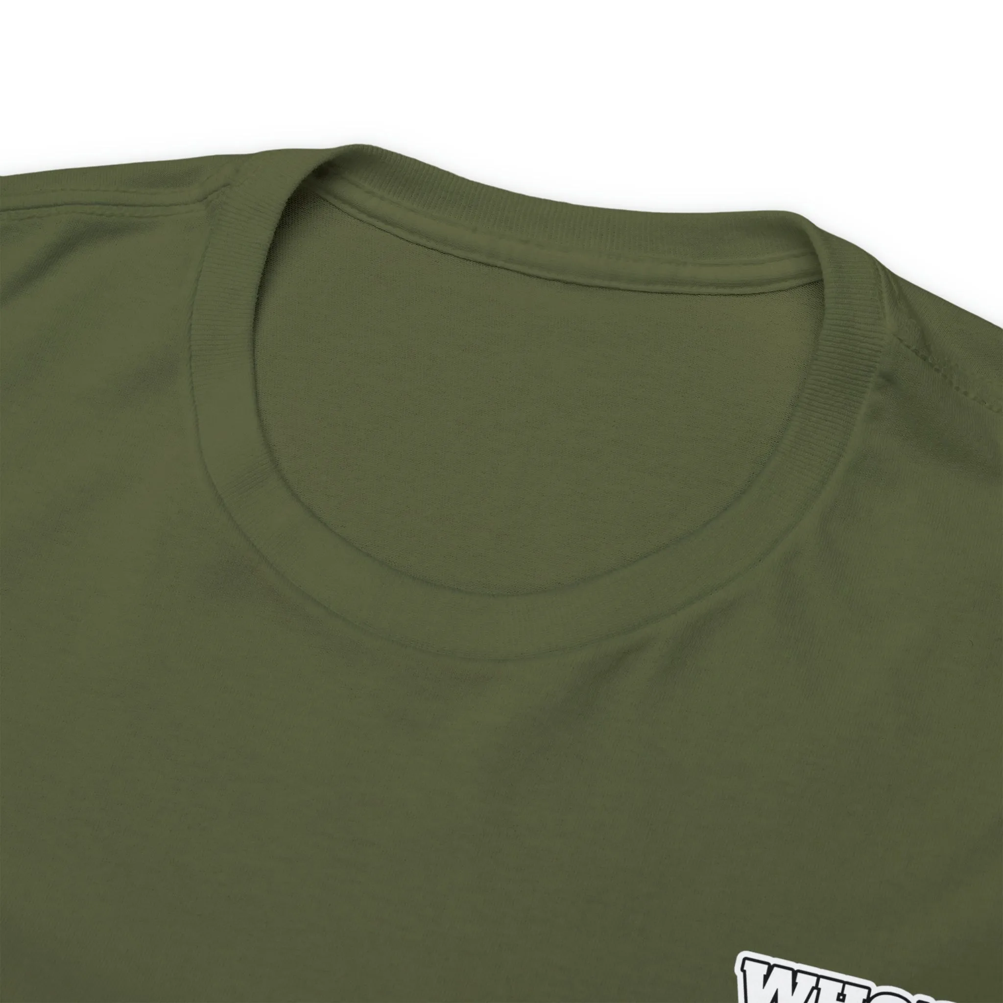 Logo Front/If Food Will Eat on Back (Unisex Heavy Cotton Tee)