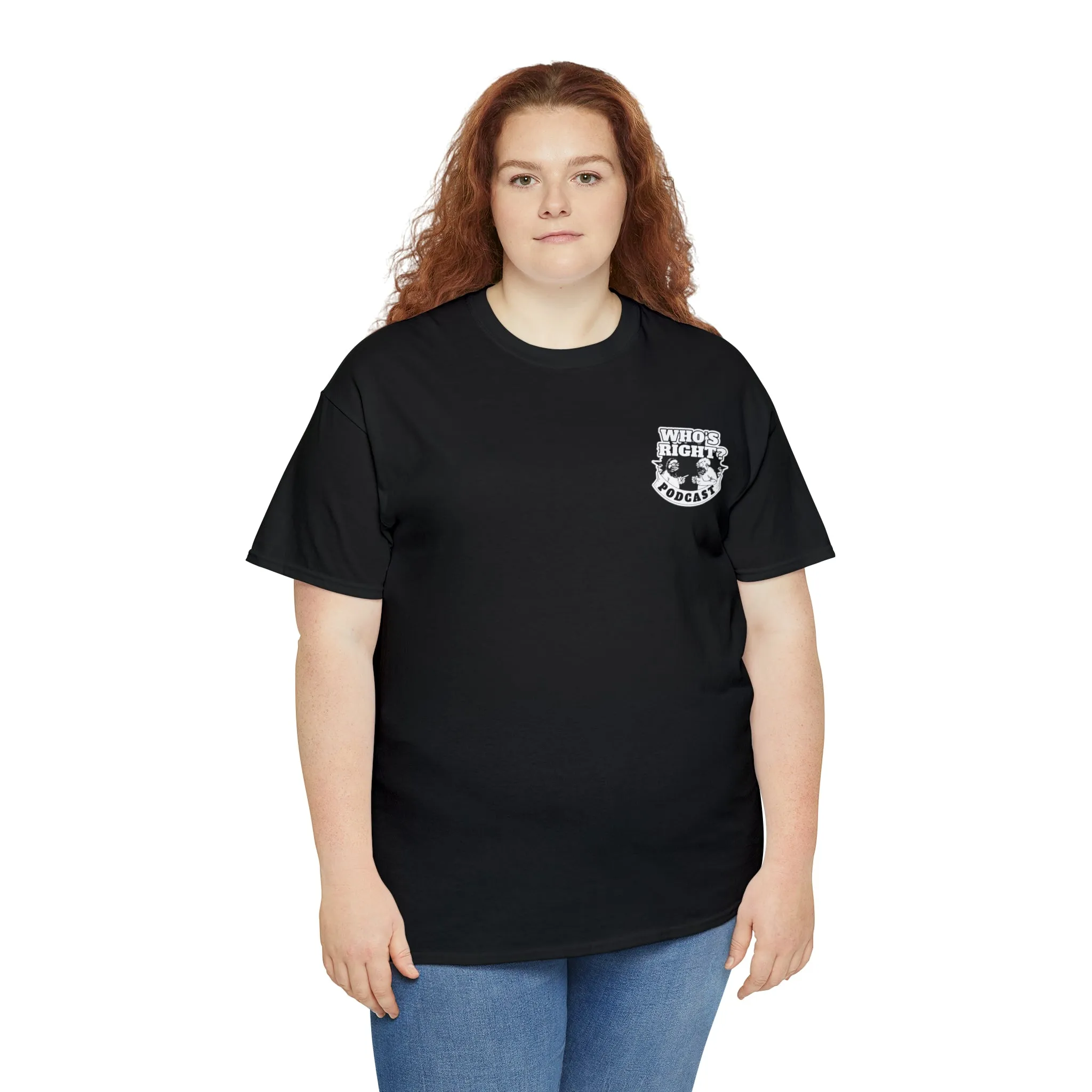Logo Front/If Food Will Eat on Back (Unisex Heavy Cotton Tee)