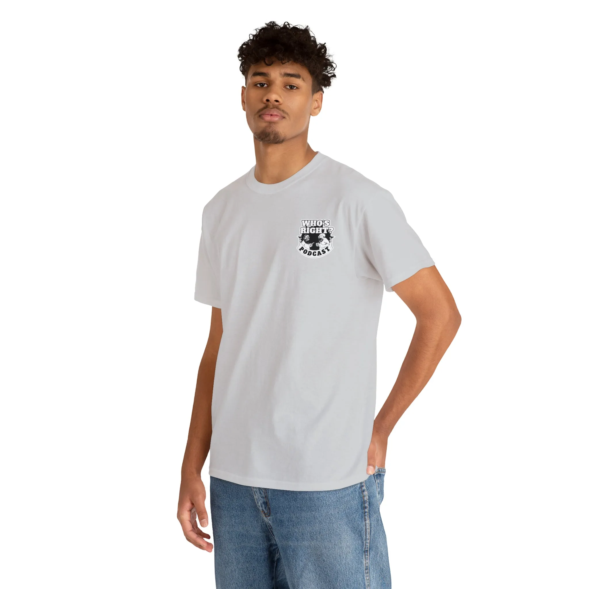 Logo Front/If Food Will Eat on Back (Unisex Heavy Cotton Tee)