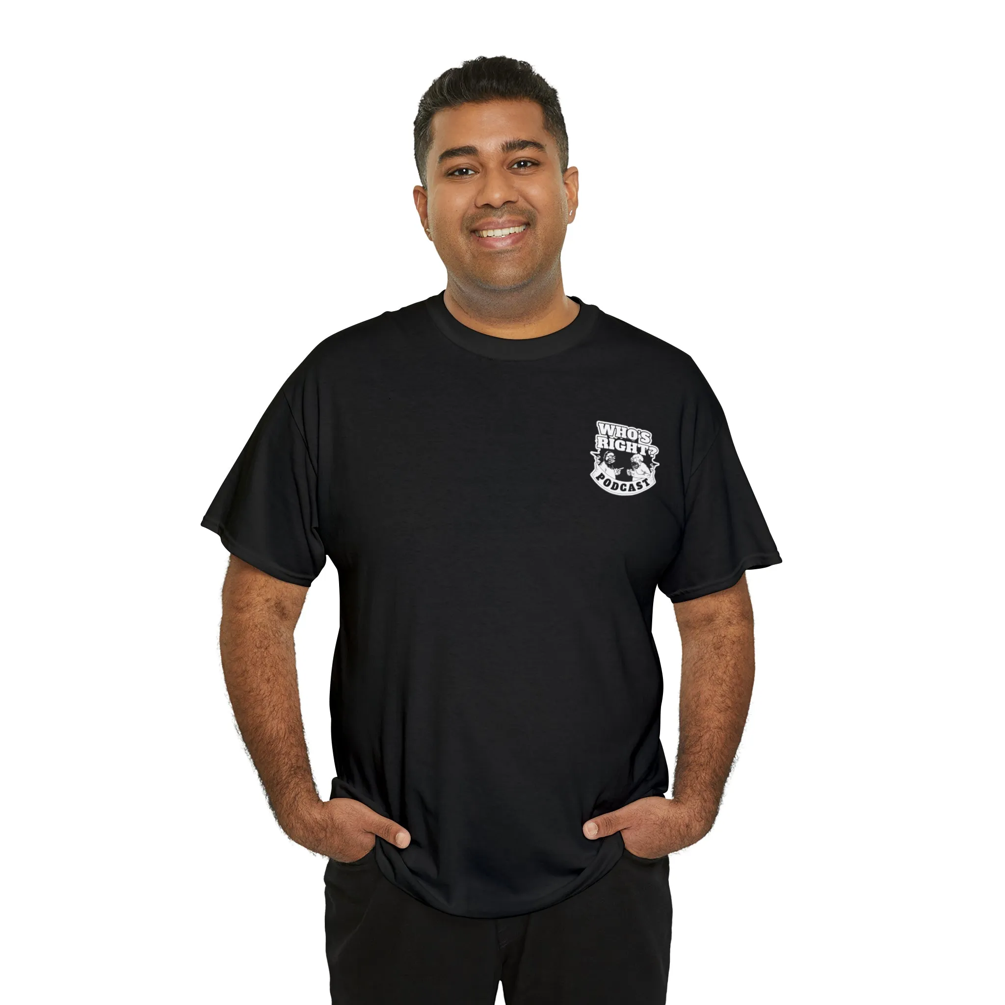 Logo Front/If Food Will Eat on Back (Unisex Heavy Cotton Tee)
