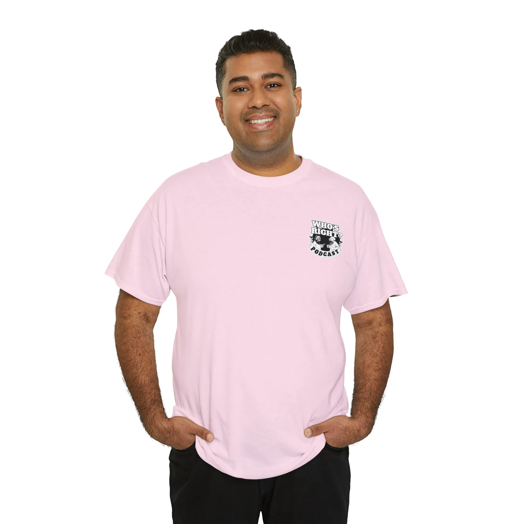Logo Front/If Food Will Eat on Back (Unisex Heavy Cotton Tee)