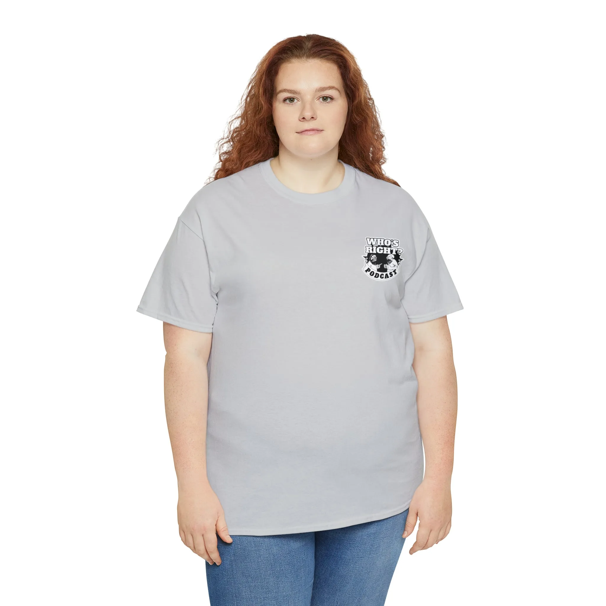 Logo Front/If Food Will Eat on Back (Unisex Heavy Cotton Tee)