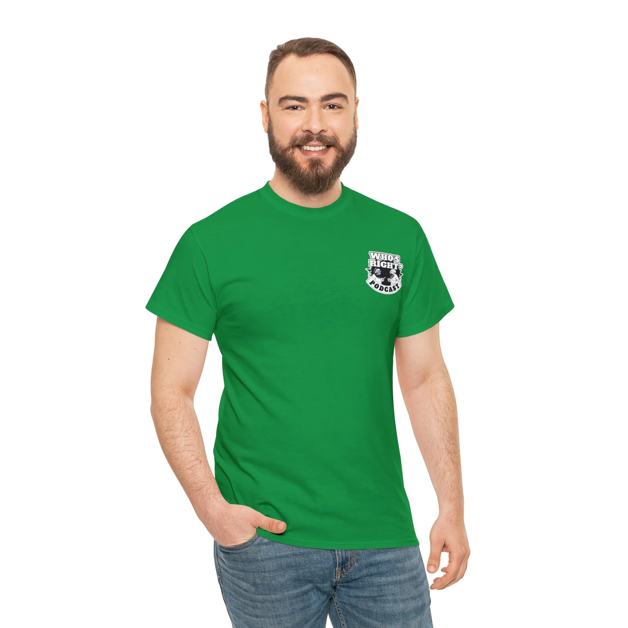 Logo Front/If Food Will Eat on Back (Unisex Heavy Cotton Tee)