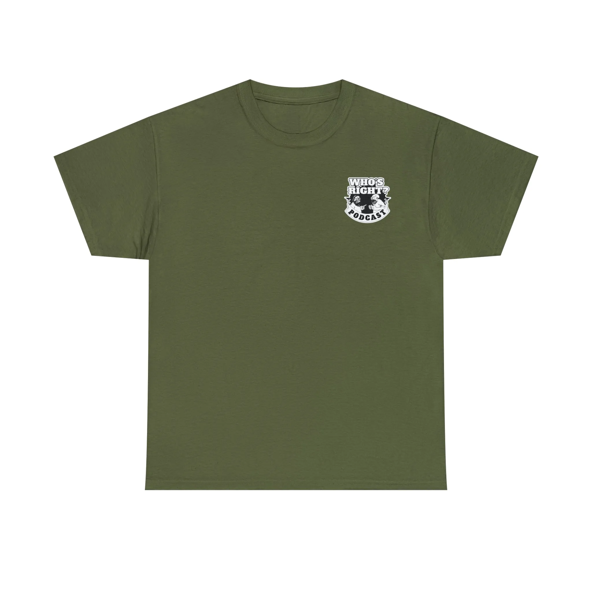 Logo Front/If Food Will Eat on Back (Unisex Heavy Cotton Tee)
