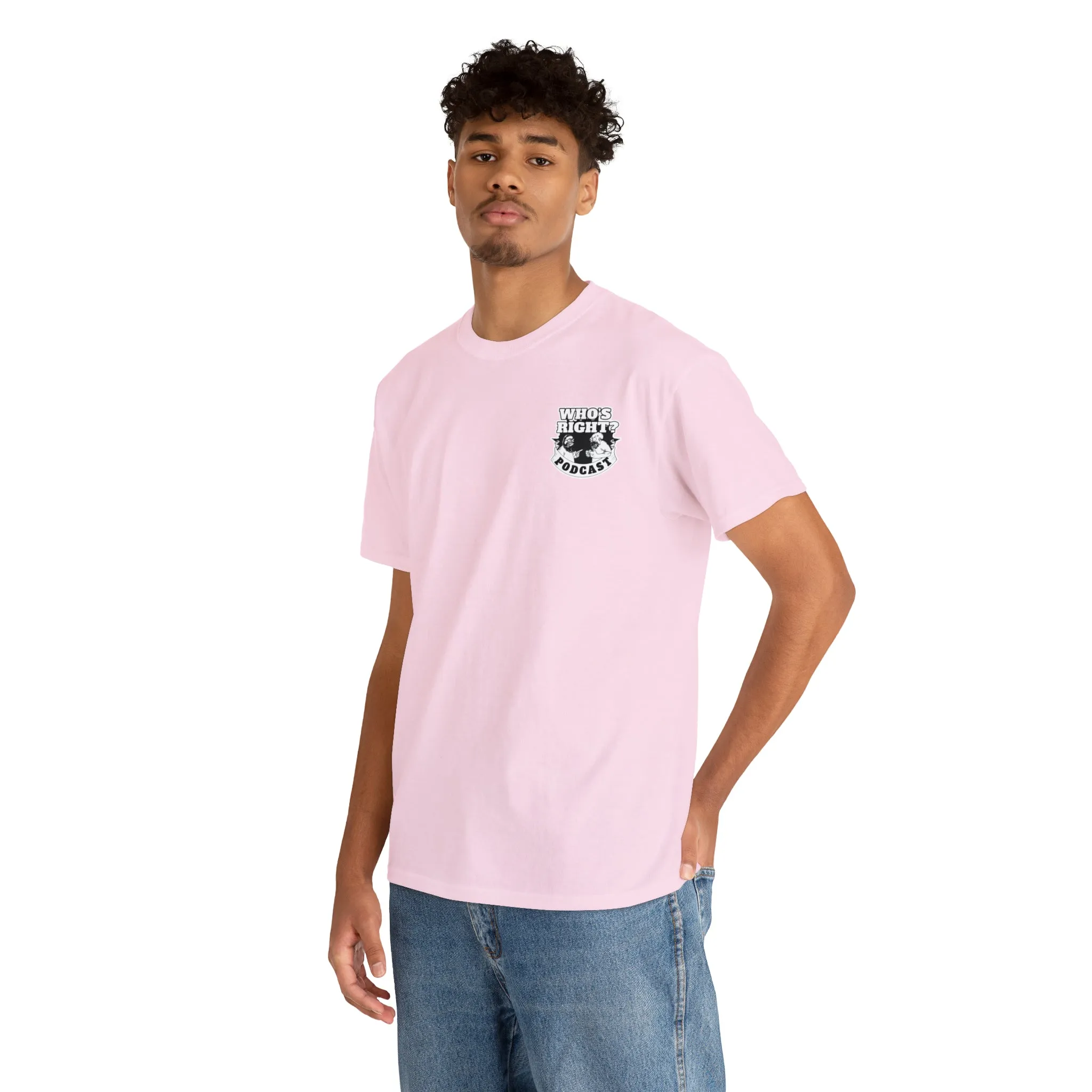 Logo Front/If Food Will Eat on Back (Unisex Heavy Cotton Tee)
