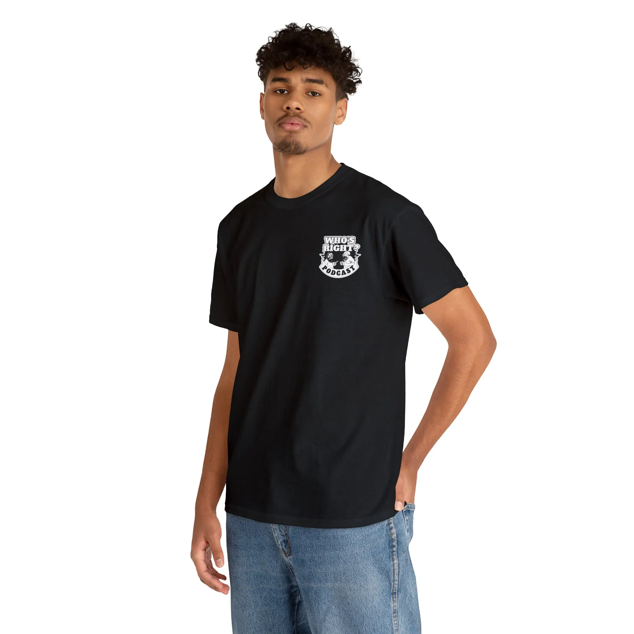 Logo Front/If Food Will Eat on Back (Unisex Heavy Cotton Tee)