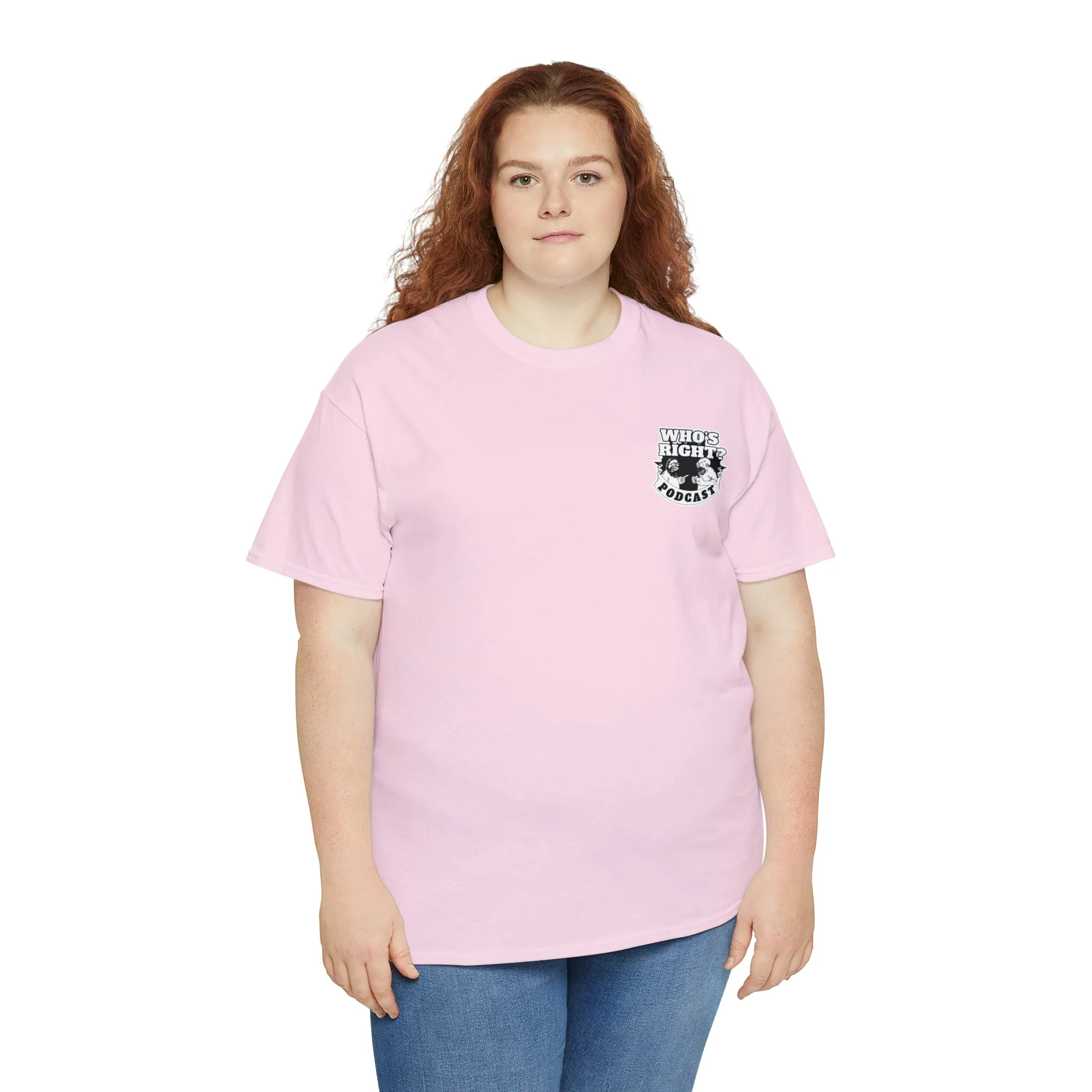 Logo Front/If Food Will Eat on Back (Unisex Heavy Cotton Tee)