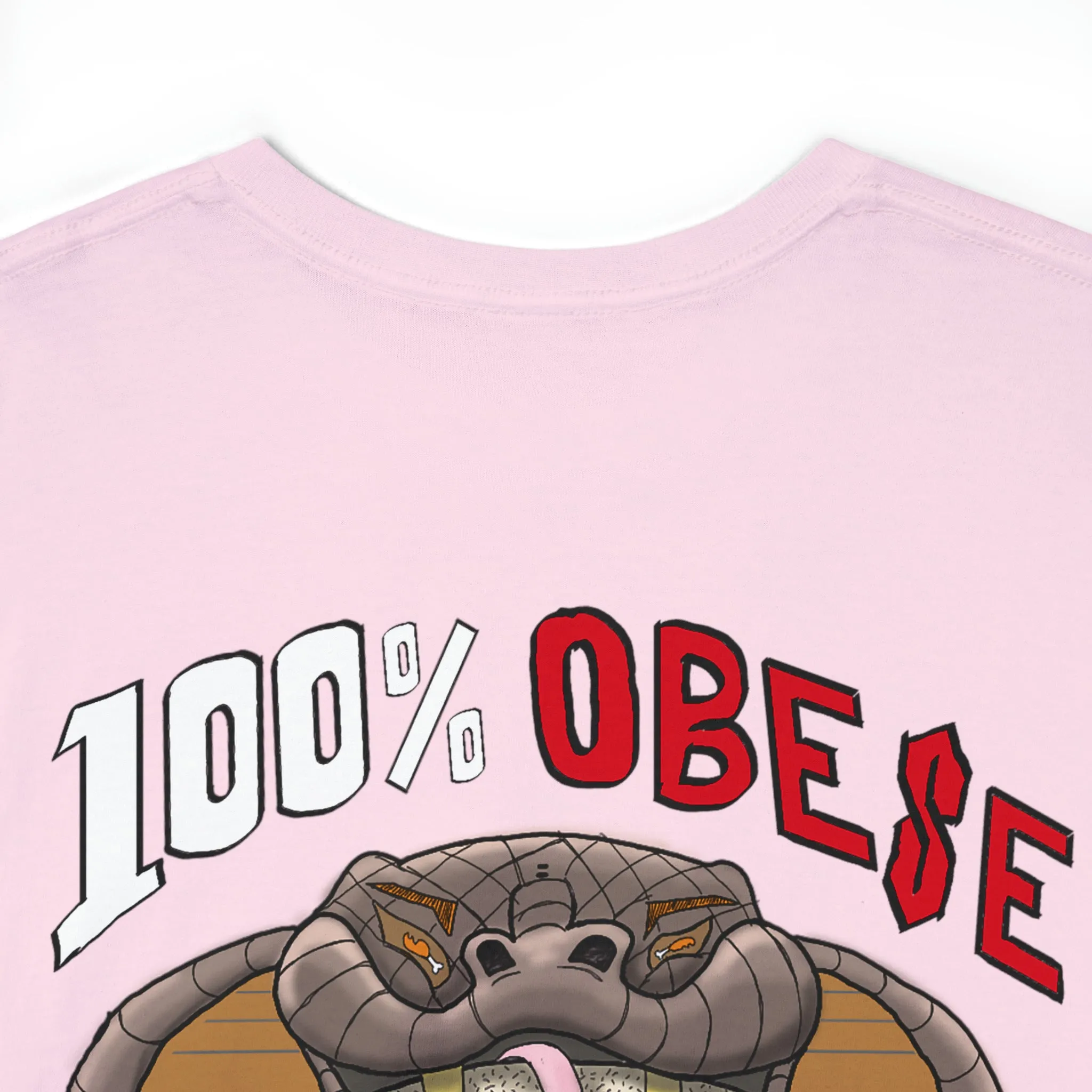 Logo Front/If Food Will Eat on Back (Unisex Heavy Cotton Tee)