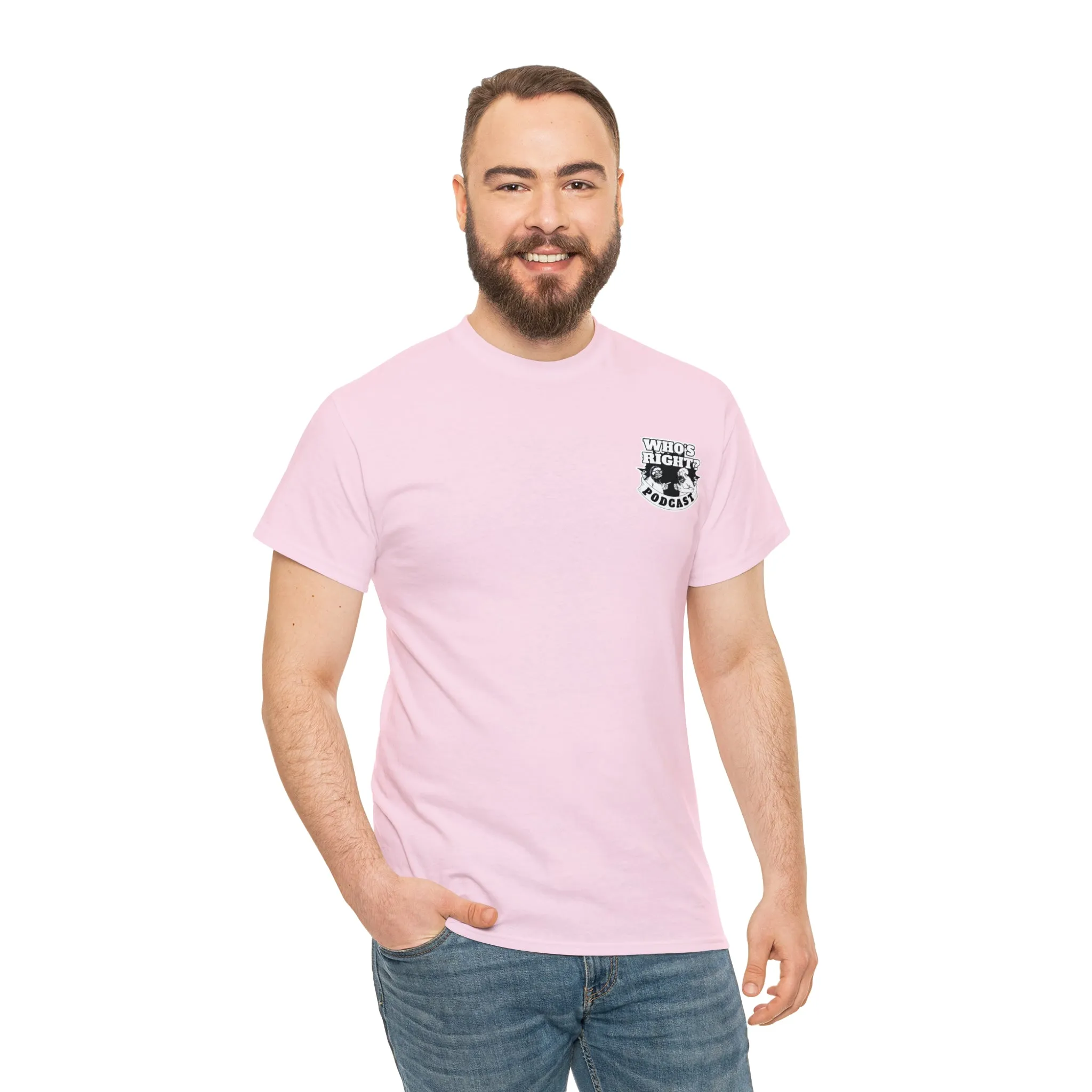 Logo Front/If Food Will Eat on Back (Unisex Heavy Cotton Tee)