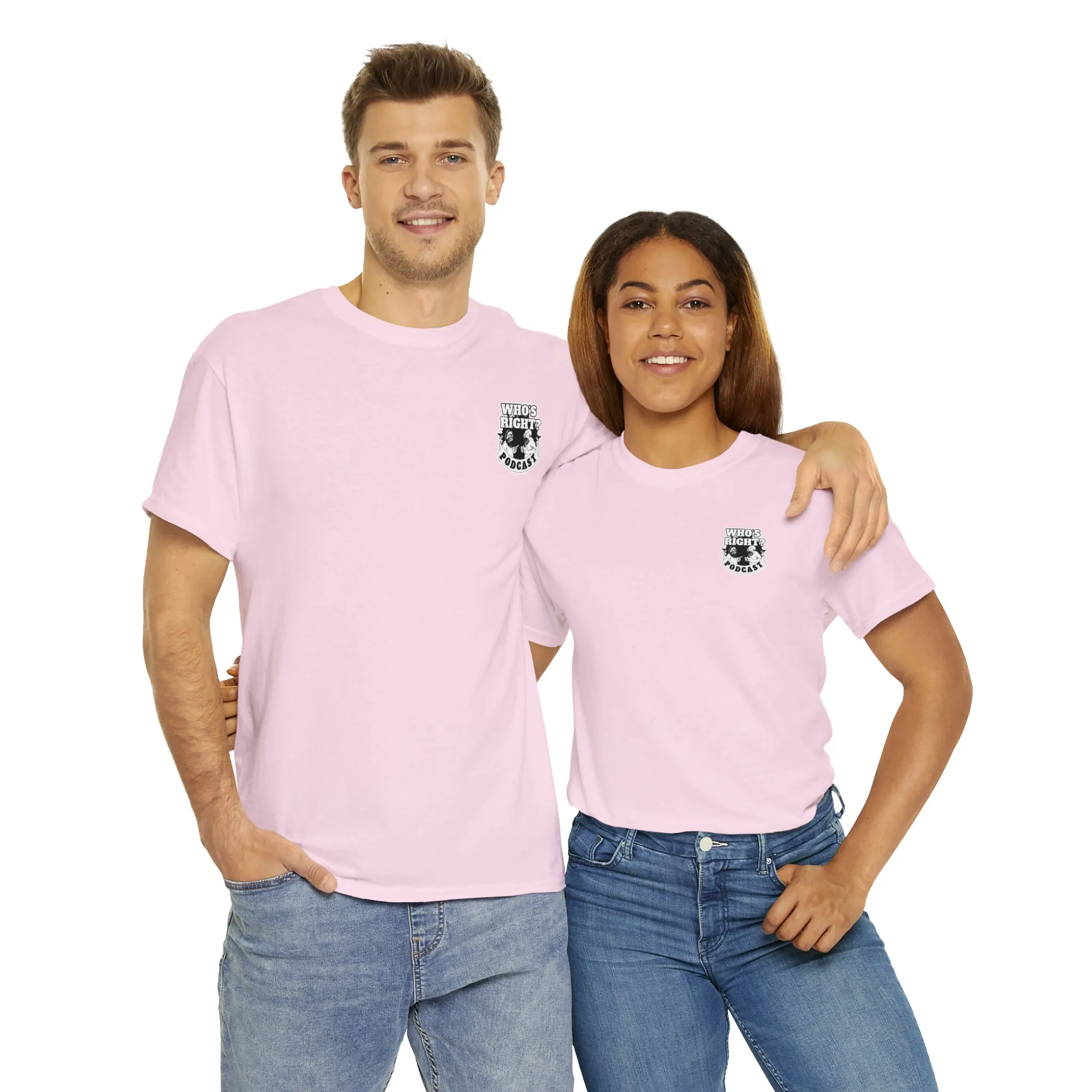 Logo Front/If Food Will Eat on Back (Unisex Heavy Cotton Tee)