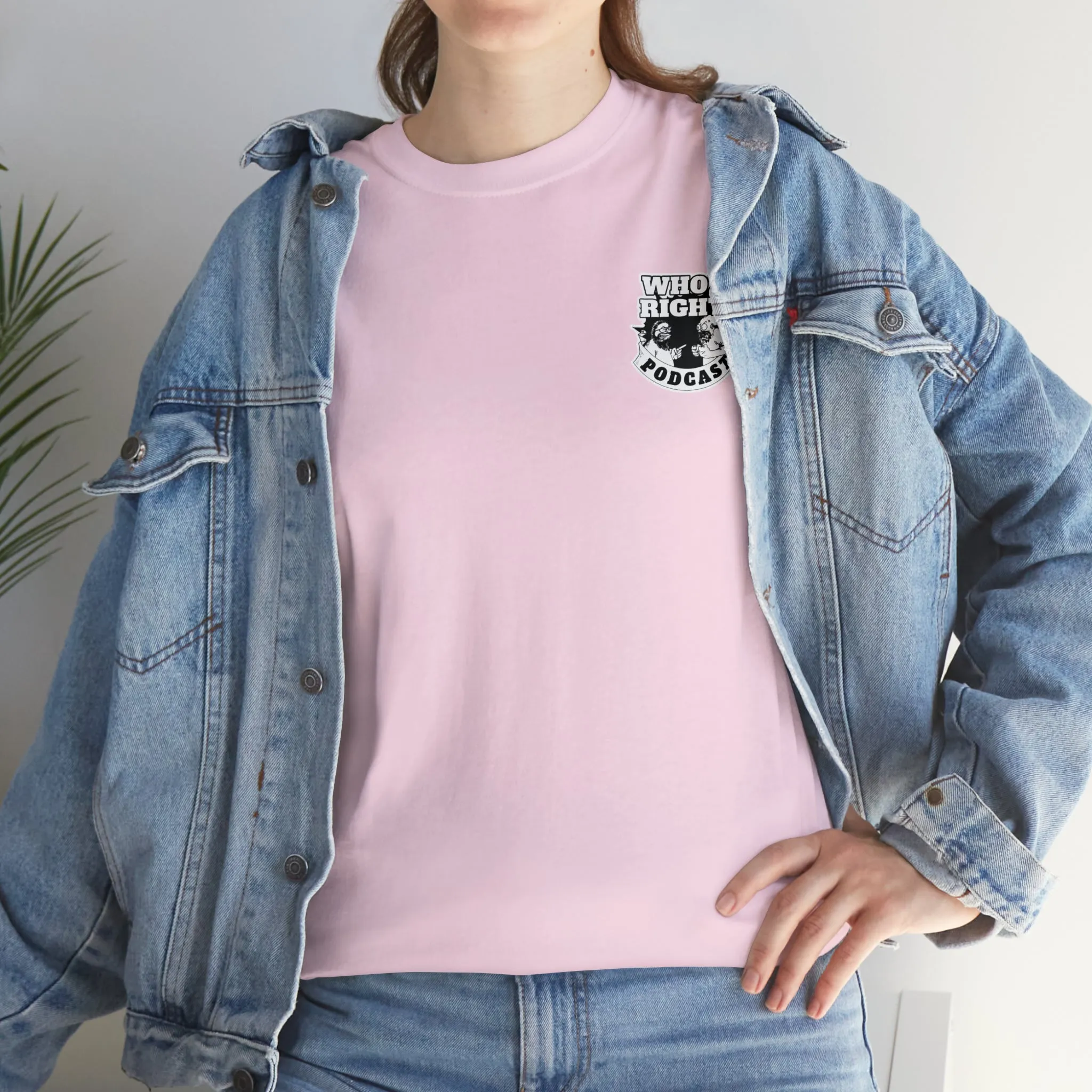 Logo Front/If Food Will Eat on Back (Unisex Heavy Cotton Tee)