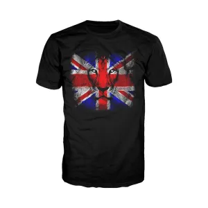 London British Lion Union Jack Men's T-shirt (Black)