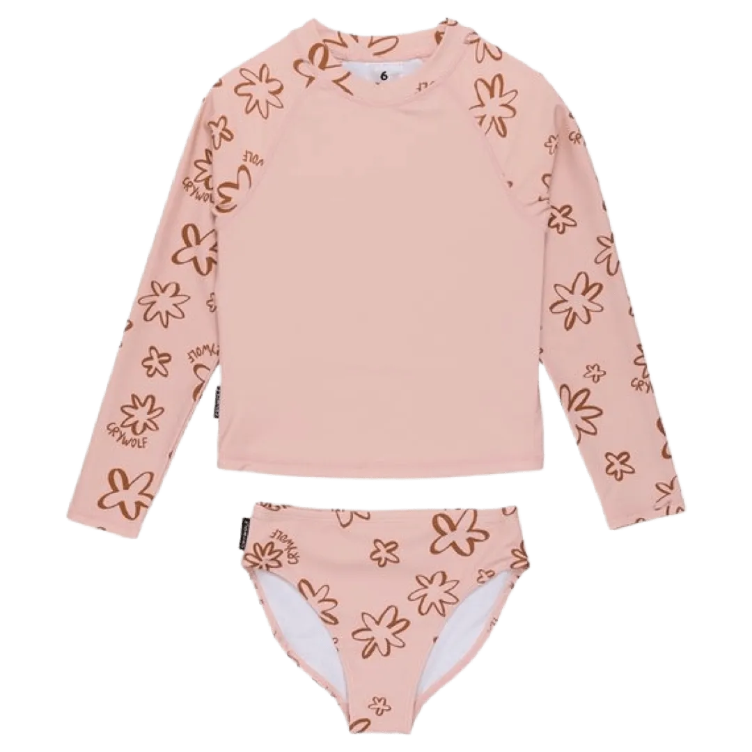 Long Sleeve Rash Set - Flower Power