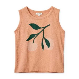 Lonvo Print Tank Top aus Jersey 100% Bio Baumwolle GOTS