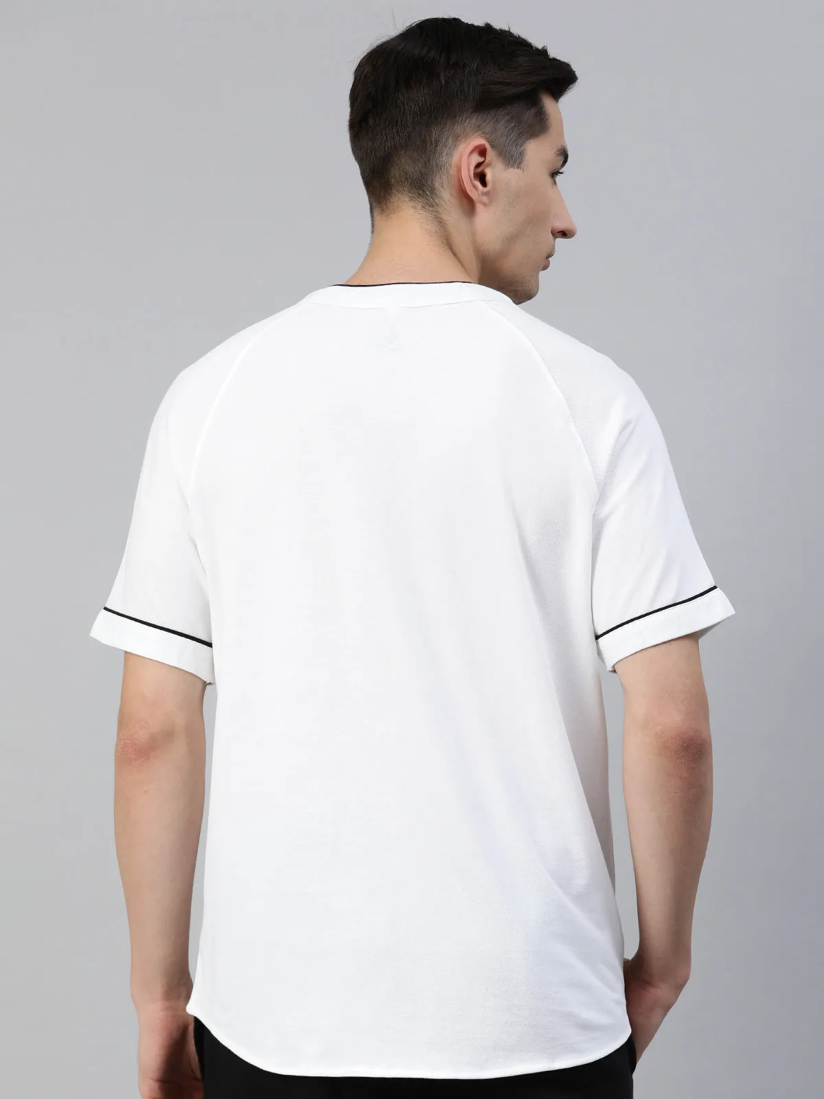 Los Angeles Lakers: Baseball Shirt White