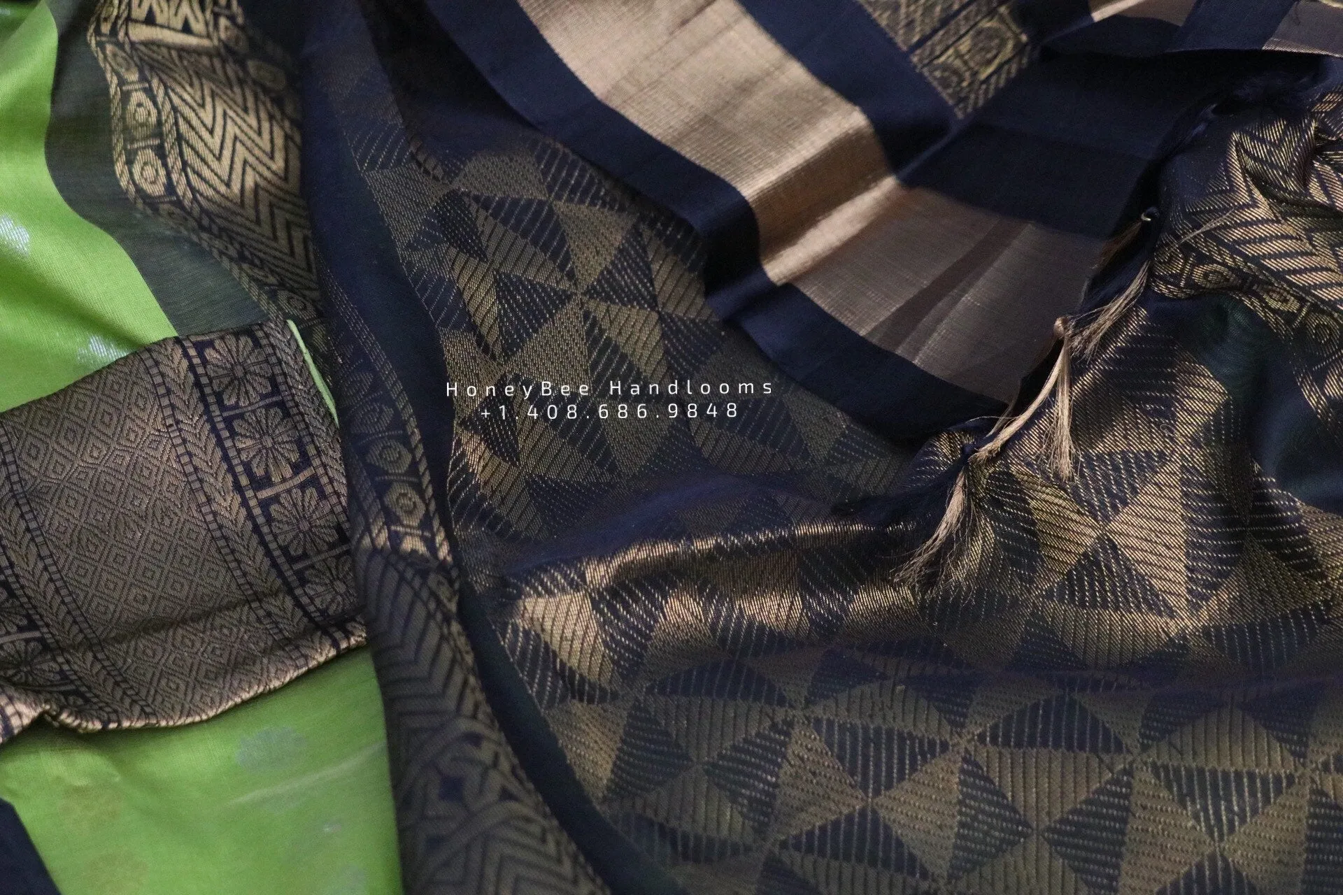 Lyte Weight Pattu Saree blouse -Pattu Blouse -Kuppadam Tissue Pattu Saree blouse - Saree Blouse -Green Saree Blouse -Black Blouse-Silk Saree