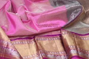 Lyte Weight Pattu Saree blouse -Pattu Blouse -Kuppadam Tissue Pattu Saree blouse - Saree Blouse - Pink Saree Blouse - Pink Blouse-Silk Saree