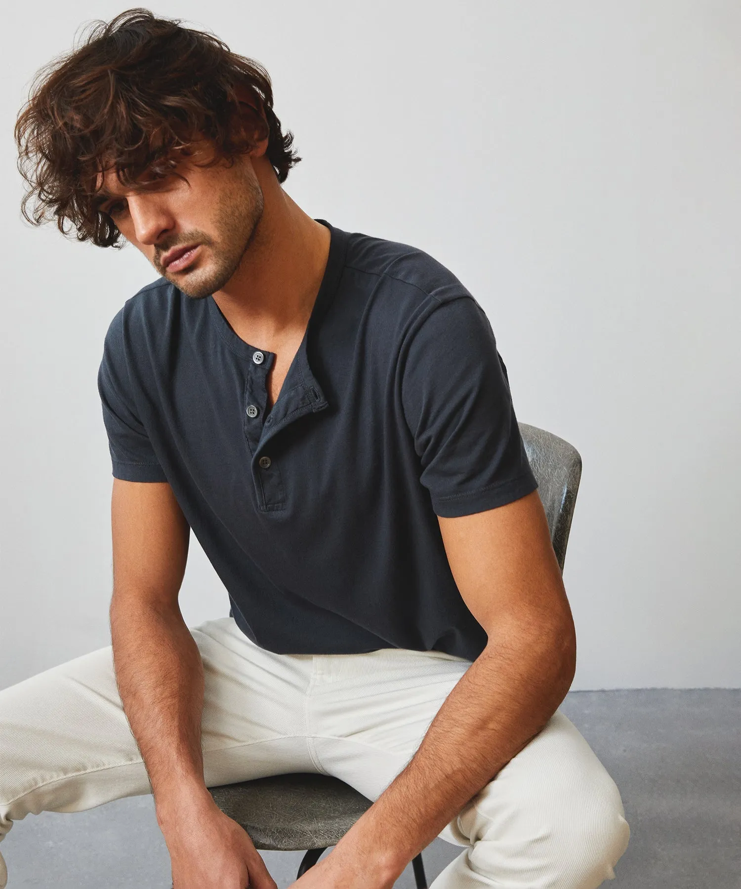 Made in L.A. Premium Jersey Henley