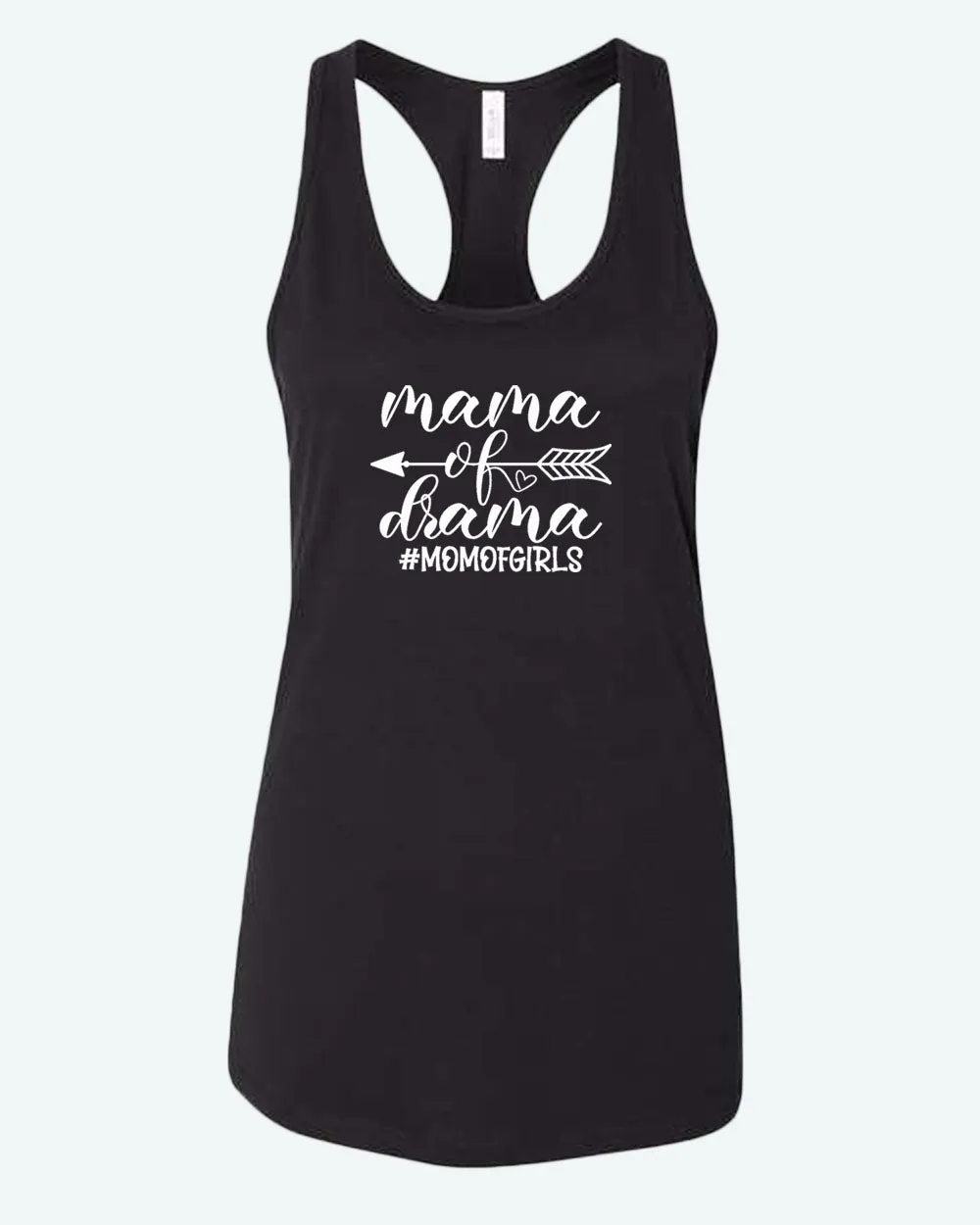 Mama of drama tank top, mom of girls tank tops